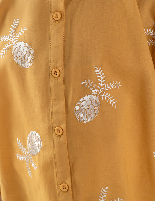 2 PINEAPPLE PRINTED SUIT