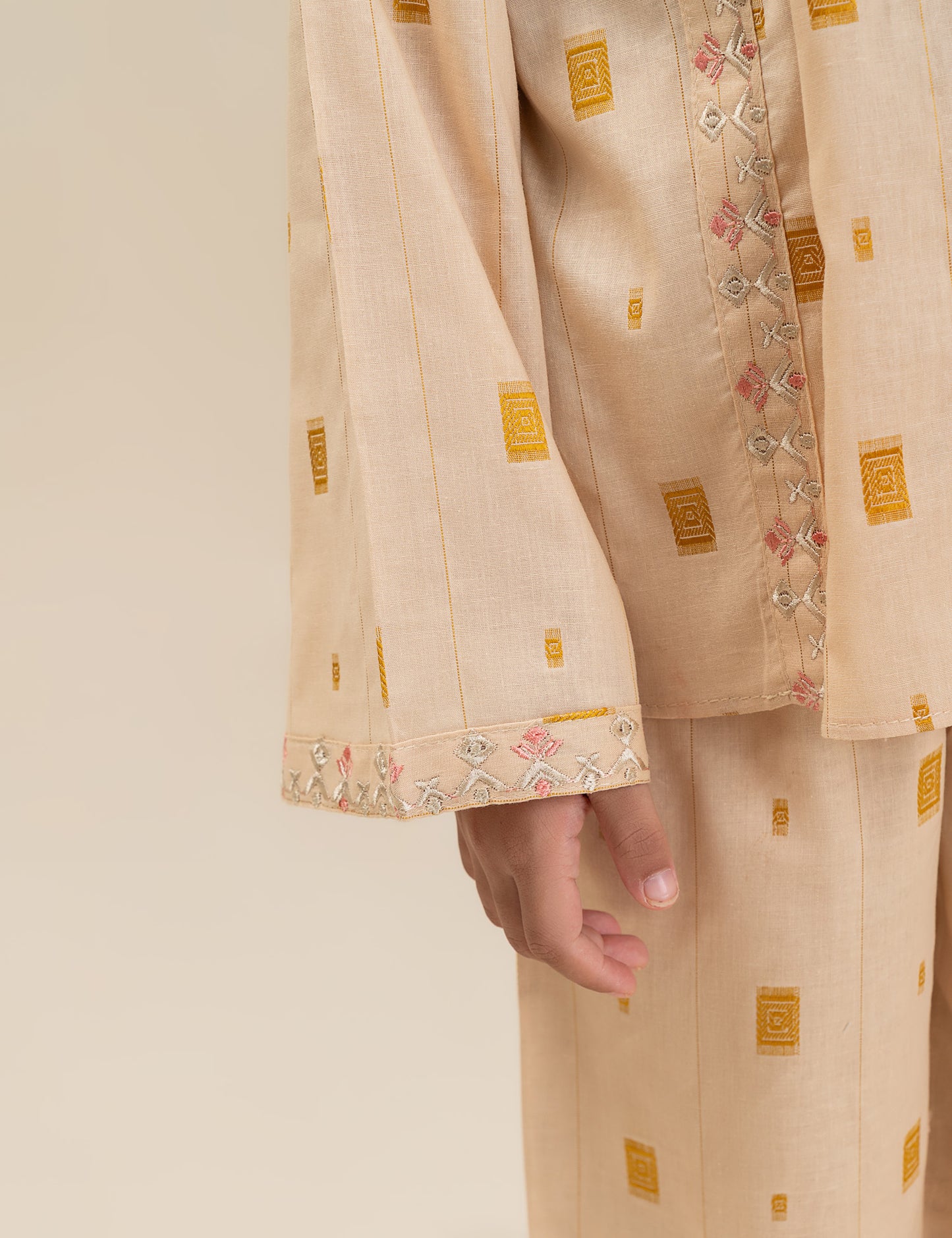 2 PIECE EMBROIDERED SUIT