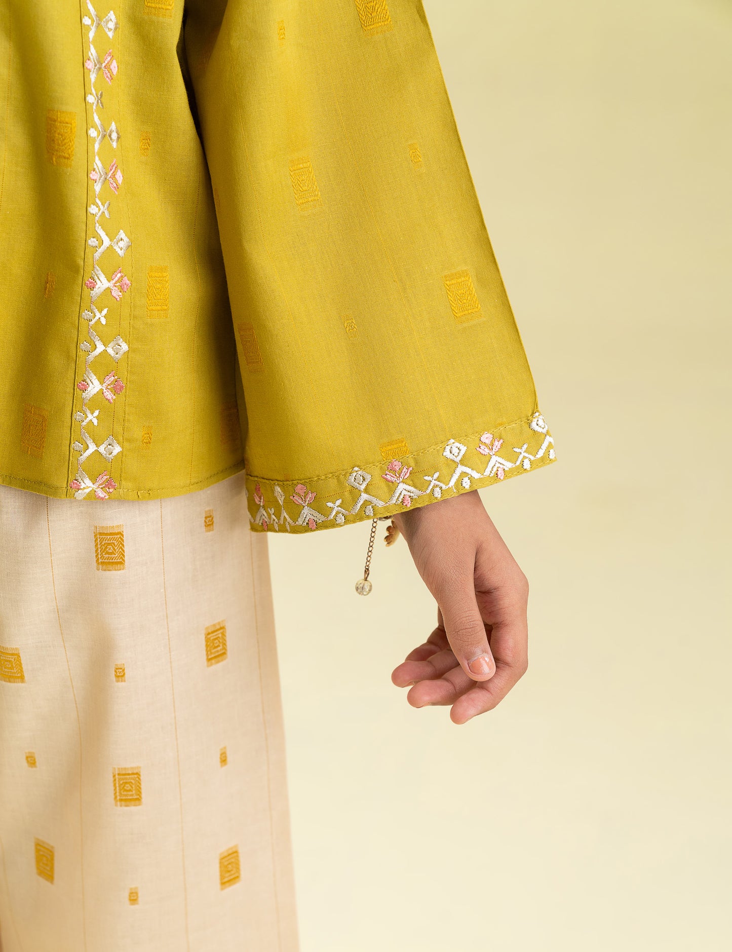 2 PIECE EMBROIDERED SUIT