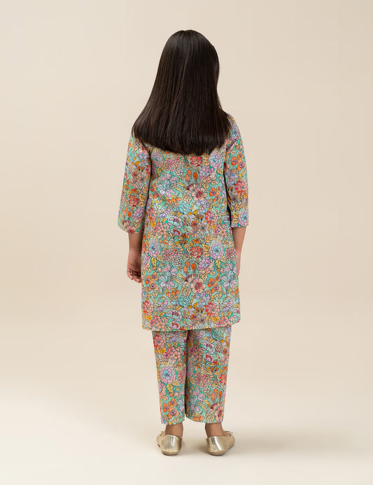 2 PIECE PRINTED SUIT