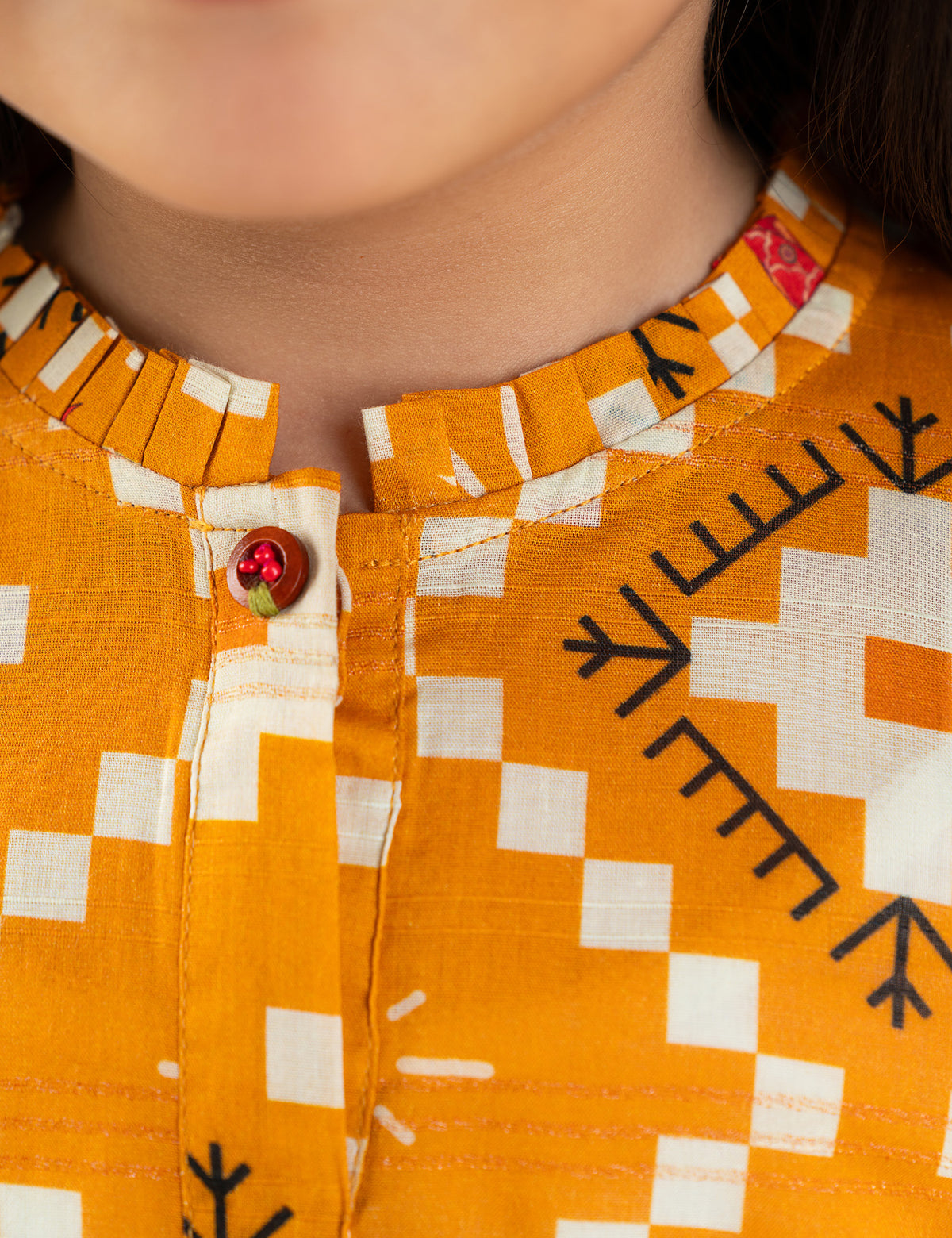 2 PIECE BLOCK PRINTED SUIT