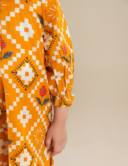 2 PIECE BLOCK PRINTED SUIT