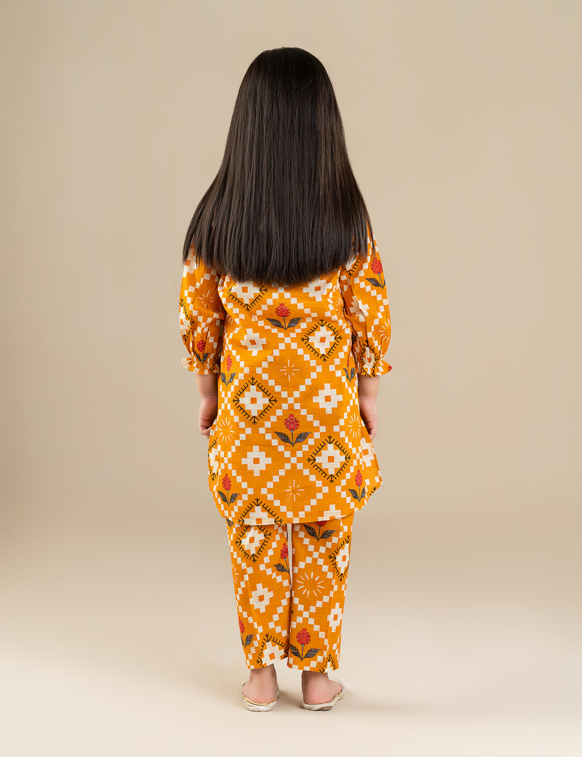 2 PIECE BLOCK PRINTED SUIT