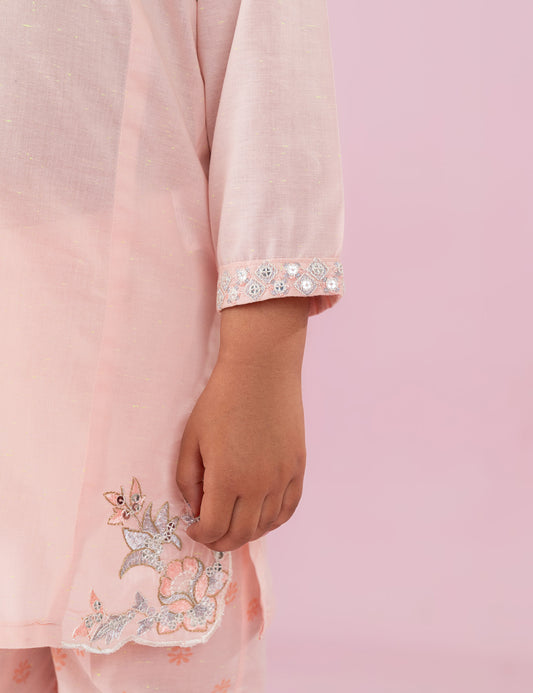 2 PIECE SEQUIN EMBROIDERED SUIT