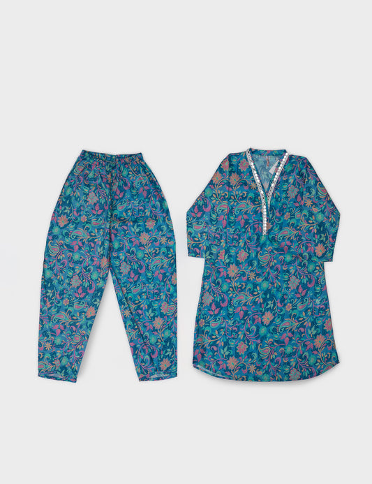 2 PIECE PRINTED SUIT