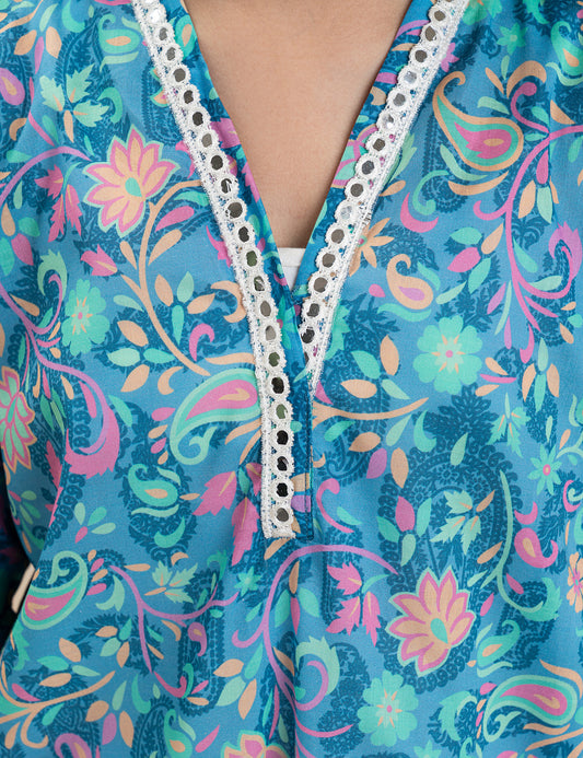 2 PIECE PRINTED SUIT
