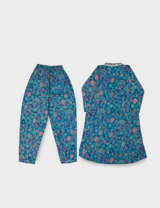 2 PIECE PRINTED SUIT