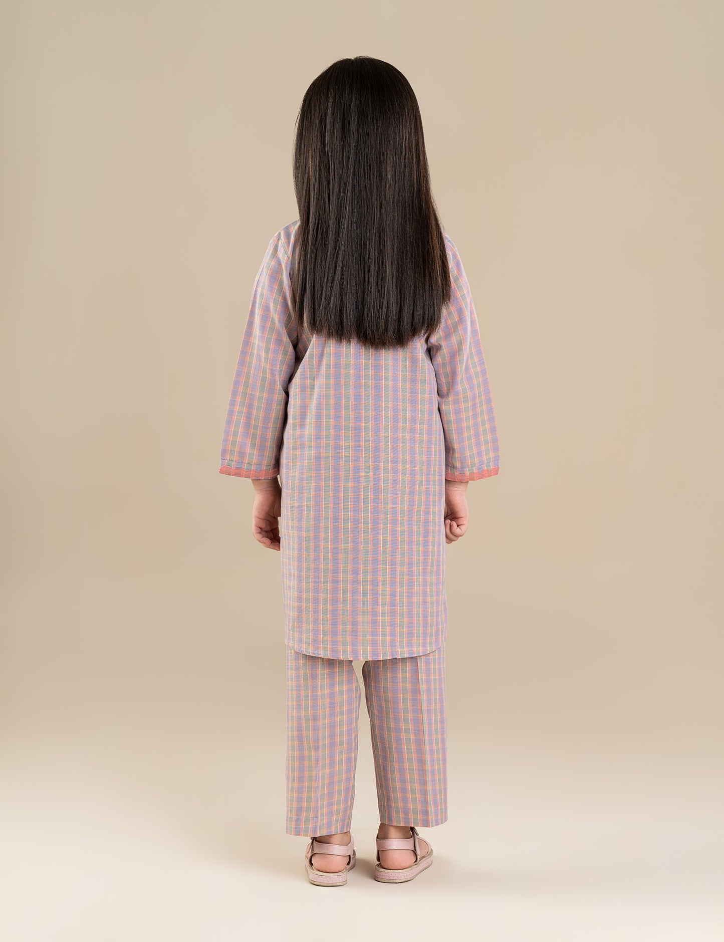 2 PIECE POCKETS EMBROIDERED SUIT