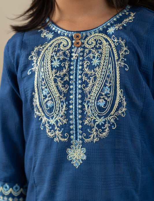 2 PIECE EMBROIDERED SUIT