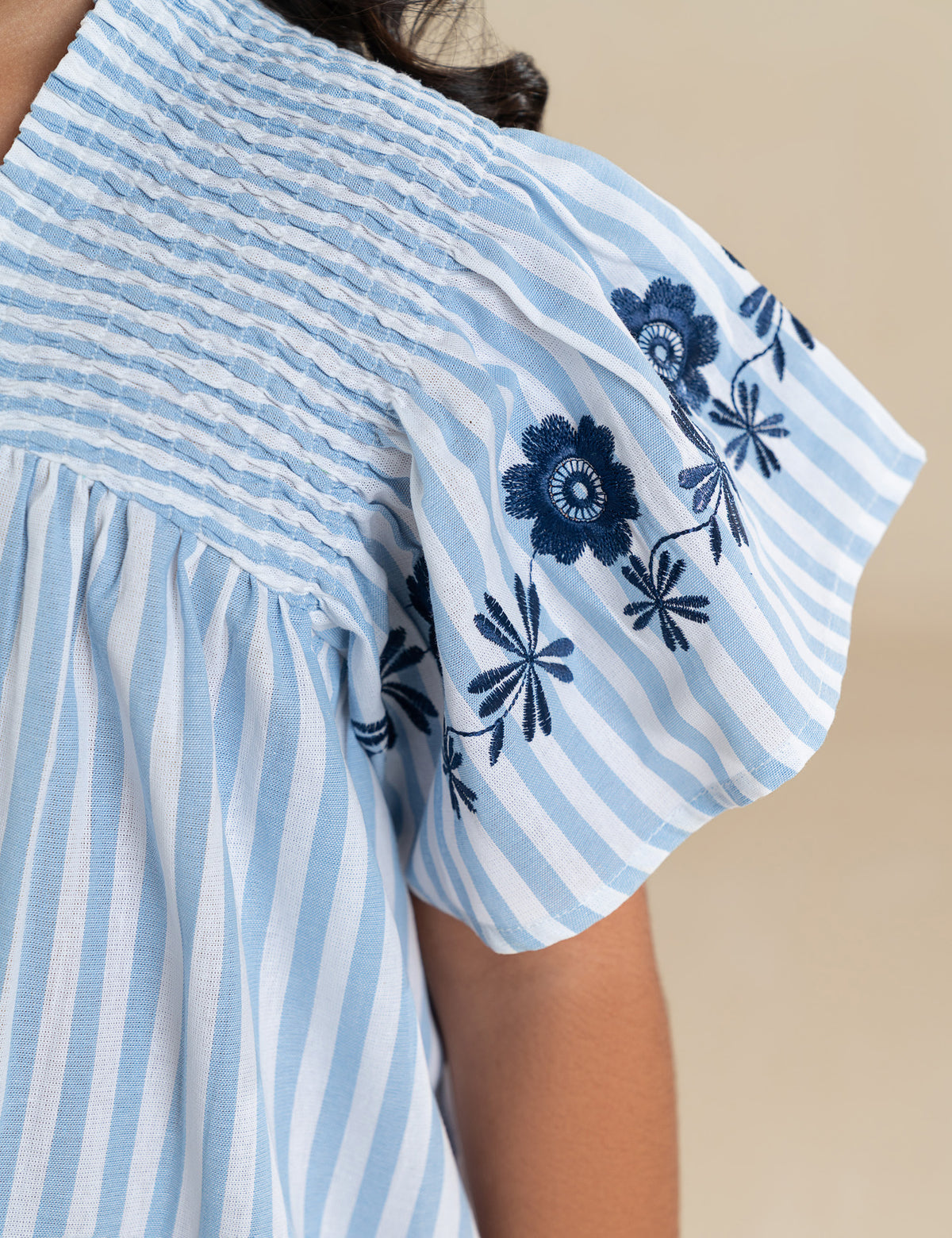 FLORAL EMBROIDERED DRESS