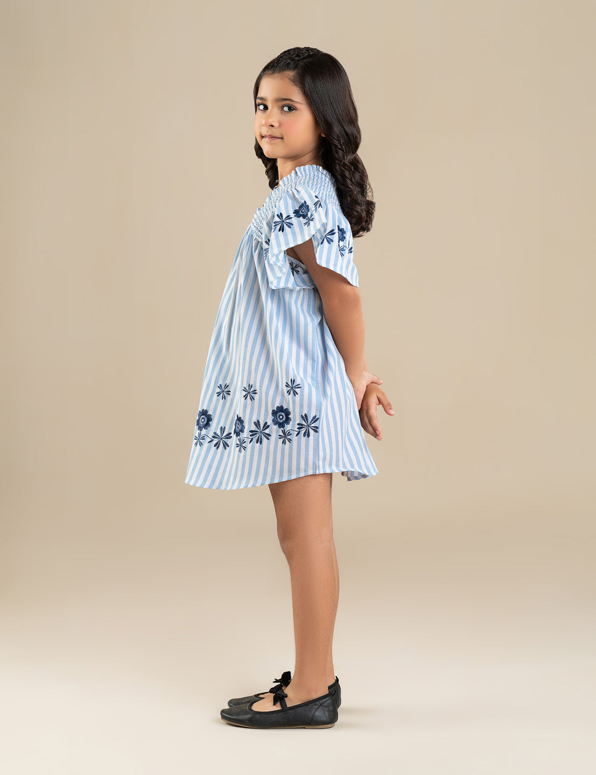 FLORAL EMBROIDERED DRESS