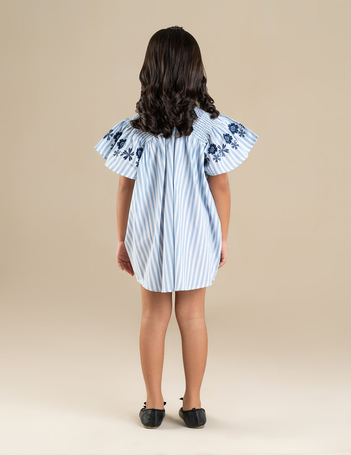 FLORAL EMBROIDERED DRESS