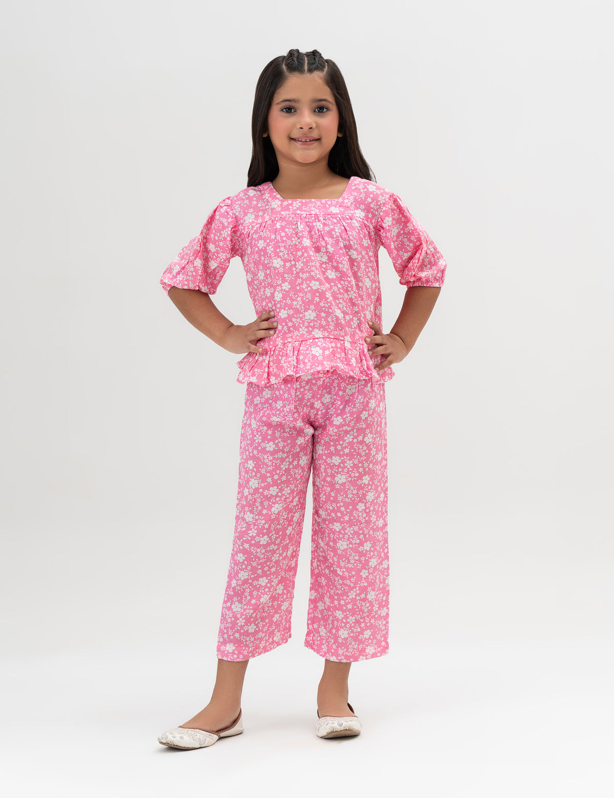 2 PIECE FLORAL PRINTED SUIT