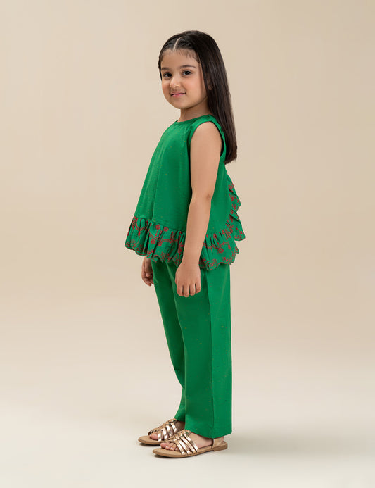 2 PIECE EMERALD SUIT