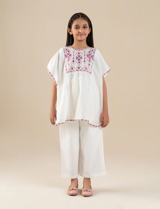 2 PIECE EMBROIDERED SUIT