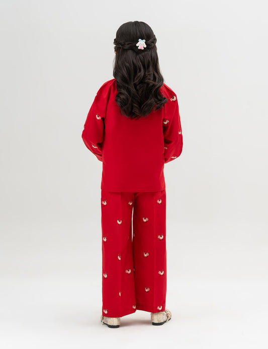 2 PIECE EMBROIDERED SUIT