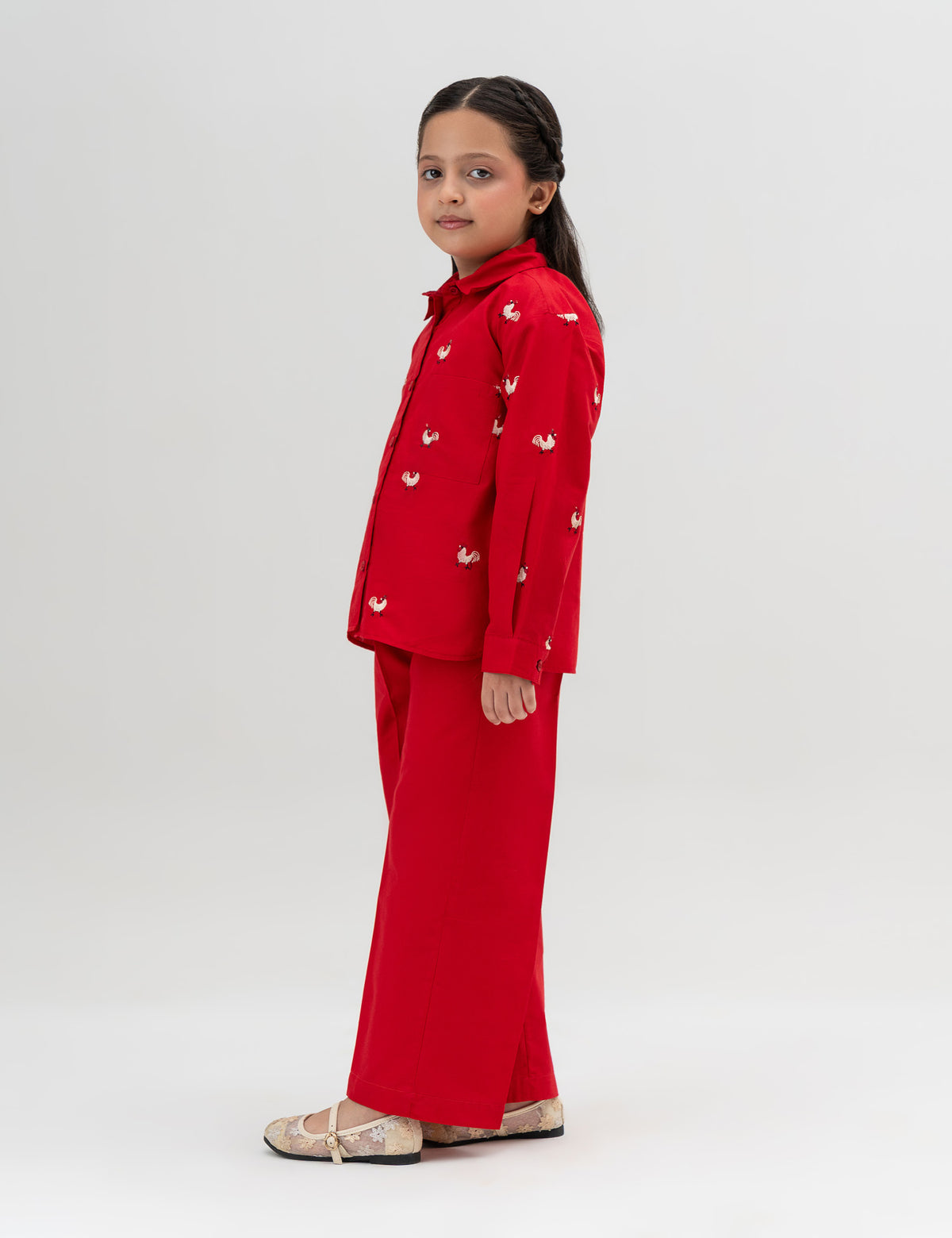 2 PIECE EMBROIDERED SUIT
