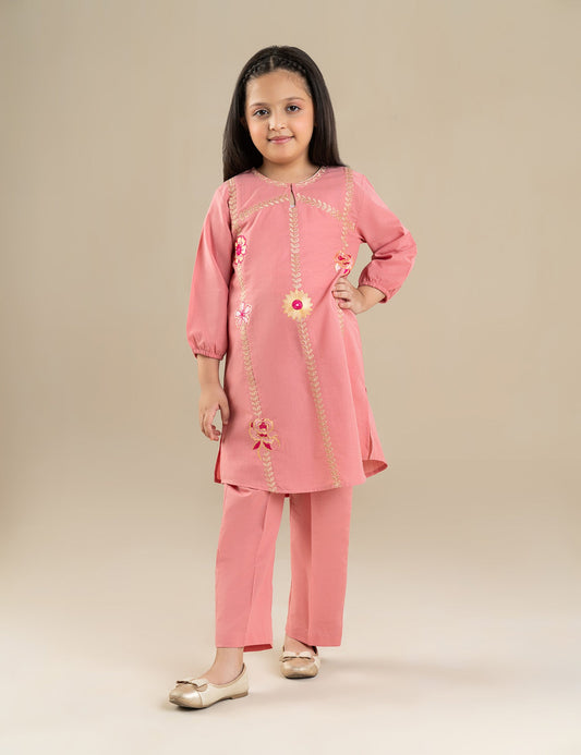 2 PIECE EMBROIDERED SUIT