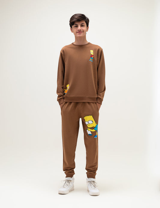 2 PIECE BART SIMPSON GRAPHIC SUIT