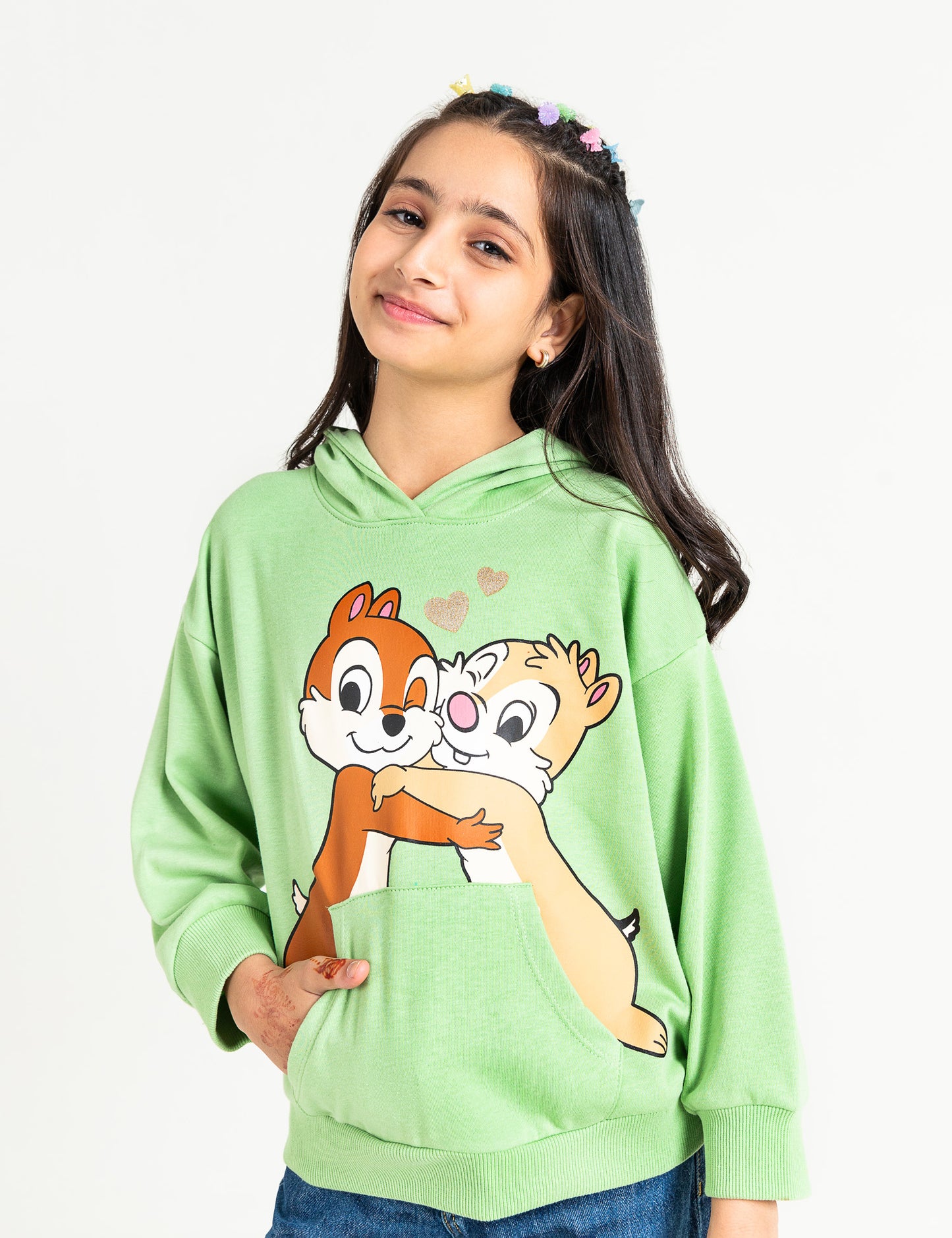 CHIP N DALE GRAPHIC HOODIE