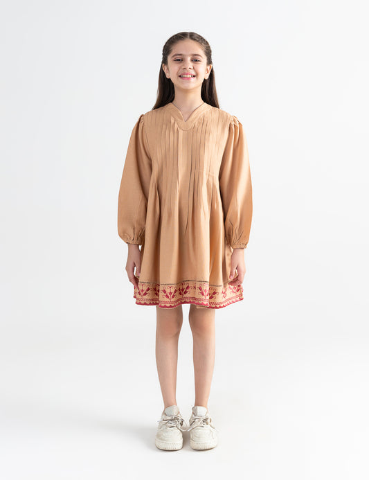 EMBROIDERED DRESS