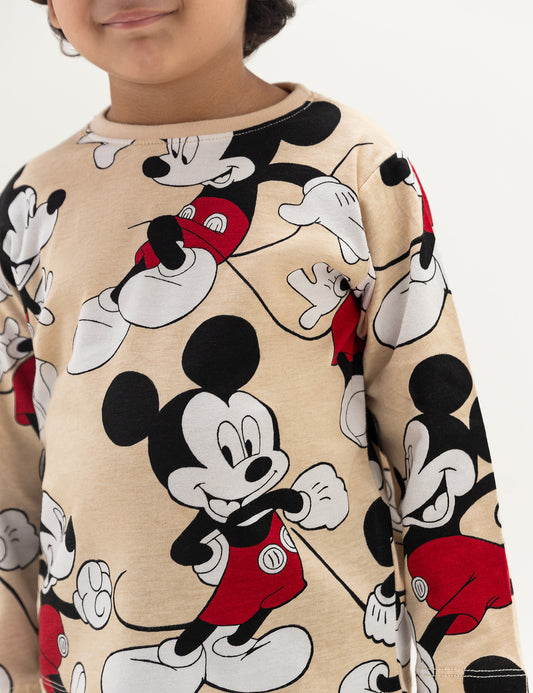 ALLOVER MICKEY PRINTED T-SHIRT