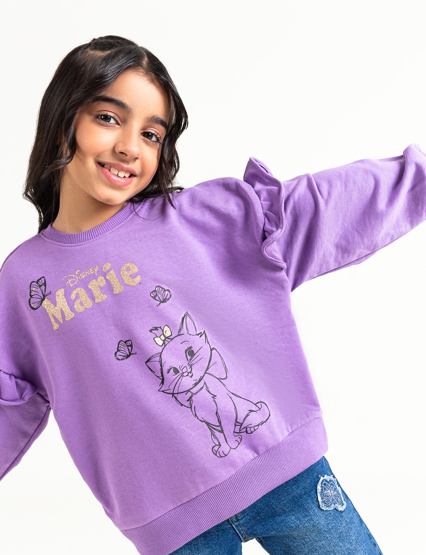 DISNEY MARIE GRAPHIC SWEATSHIRT