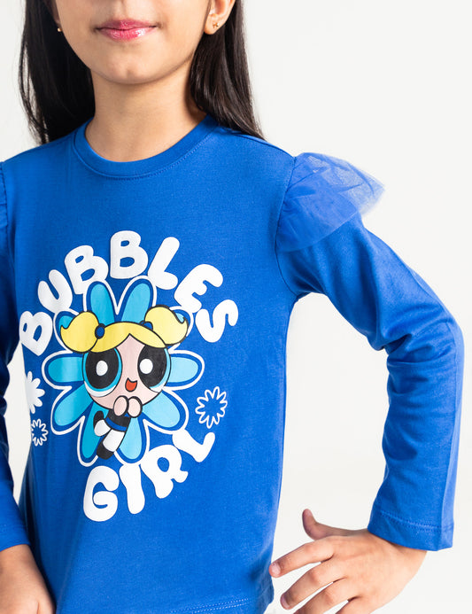 BUBBLES GIRL PRINTED T-SHIRT