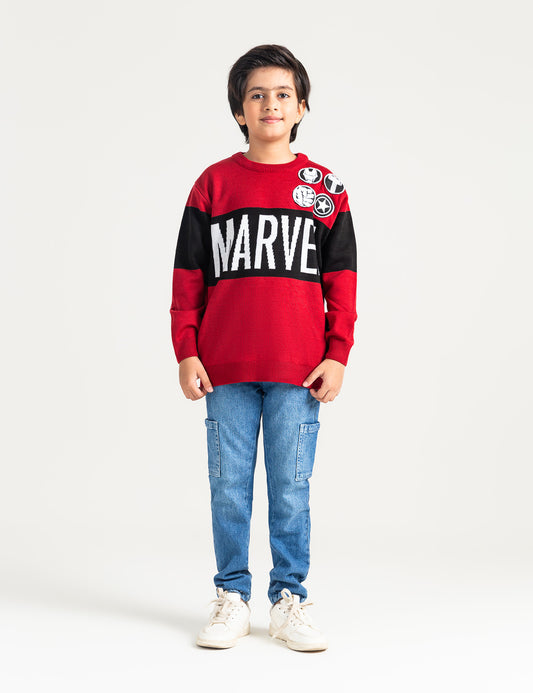 MARVEL GRAPHIC SWEATER