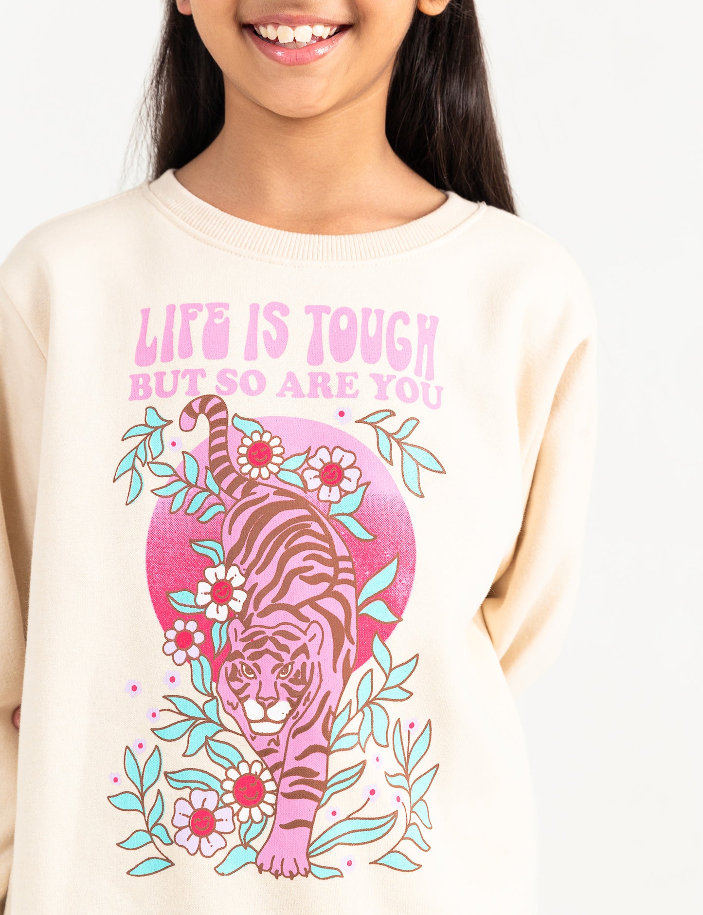 SLOGAN PRINTED SWEATSHIRT