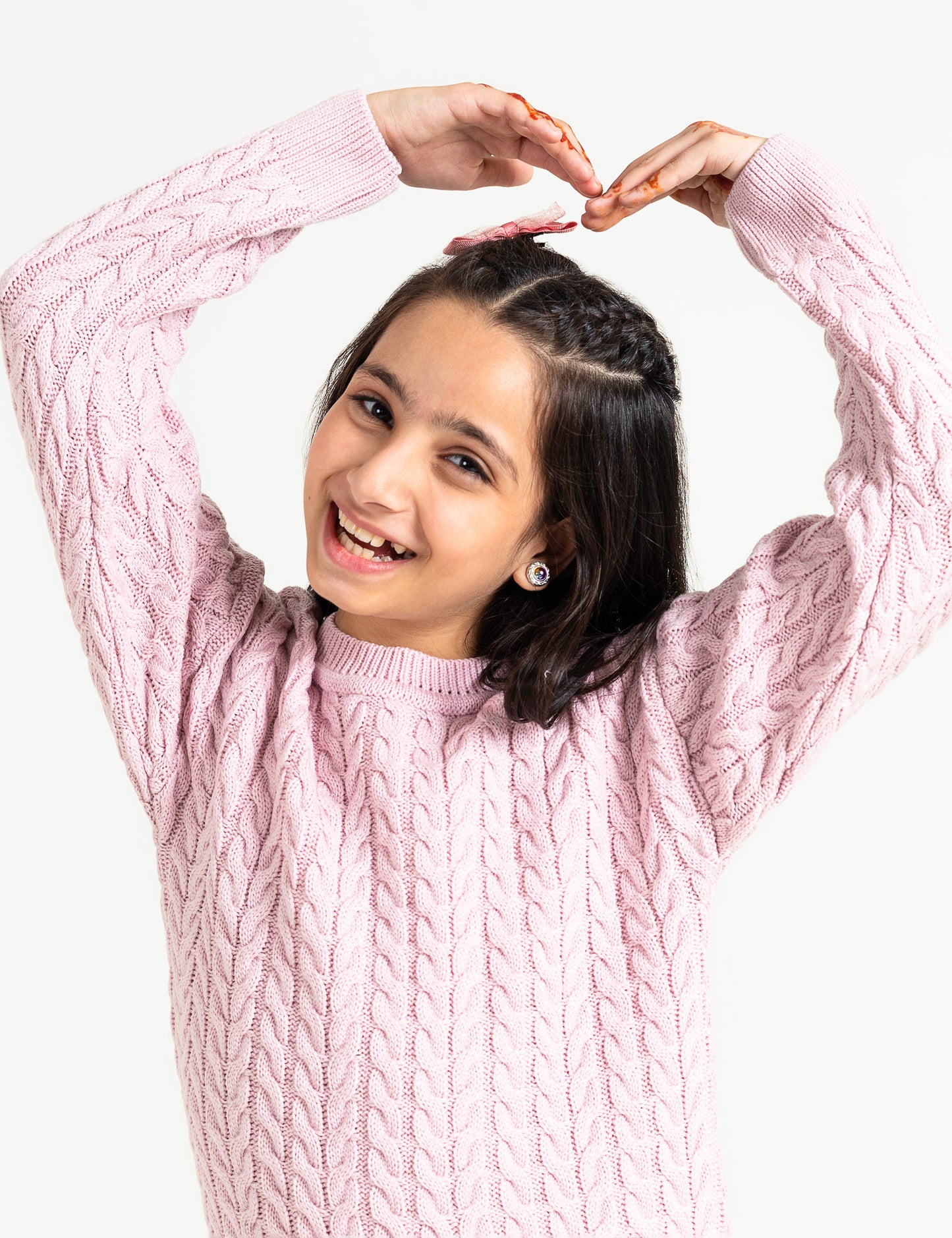 CABLE KNIT SWEATER