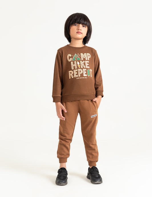 KEEP NATURE WILD PRINTED SWEATSHIRT