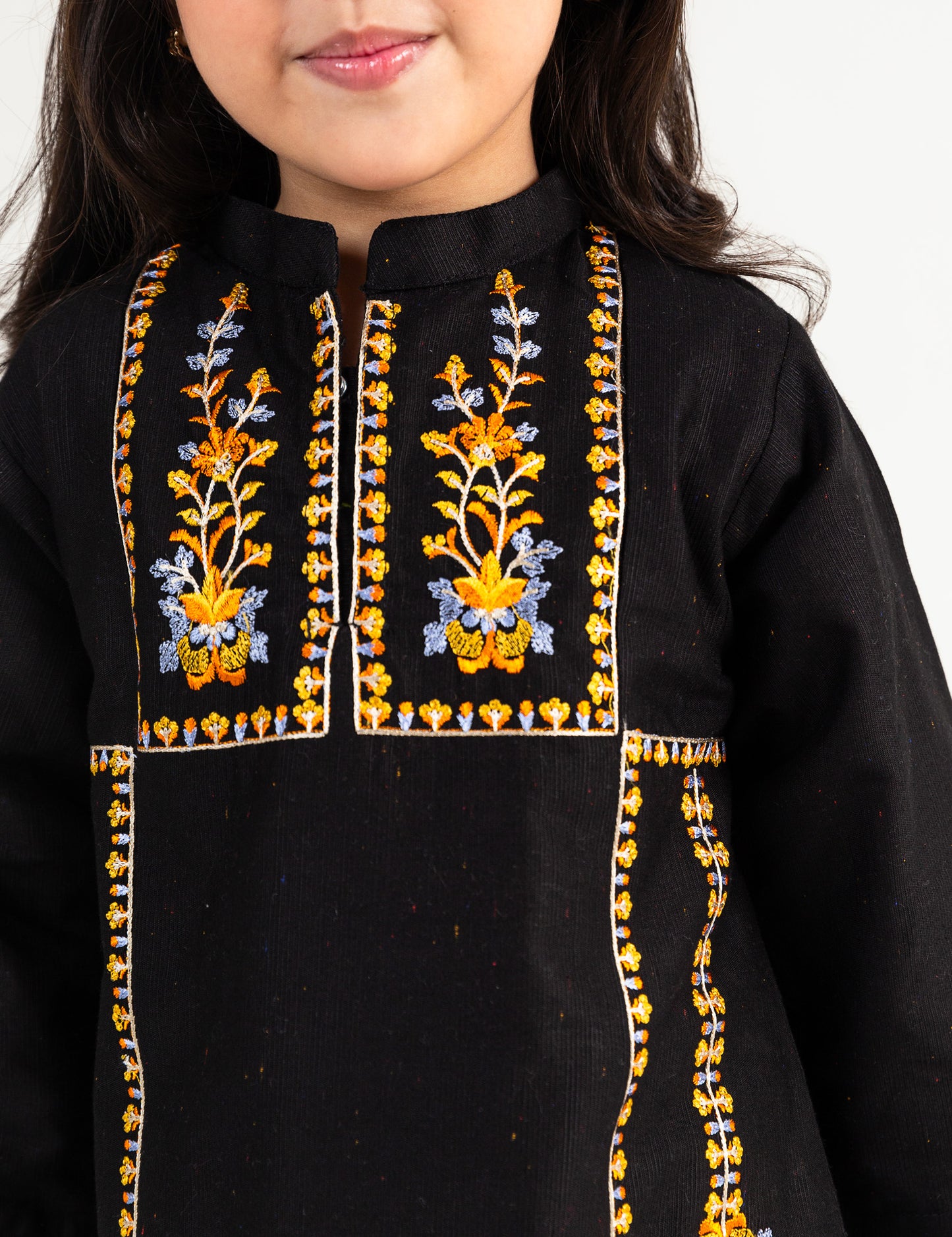 2 PIECE MULTI EMBROIDERED SUIT