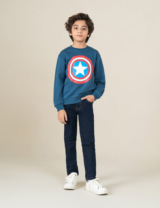 CAPTAIN SHEILD GRAPHIC SWEATSHIRT