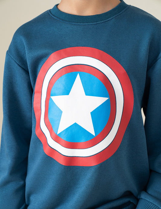 CAPTAIN SHEILD GRAPHIC SWEATSHIRT