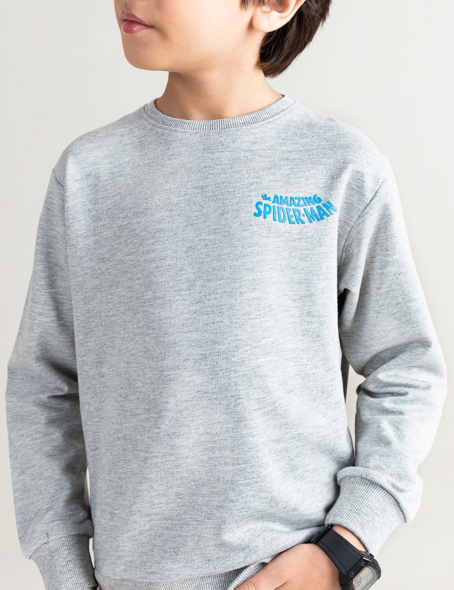 THE AMAZING SPIDER-MAN PRINTED SWEATSHIRT