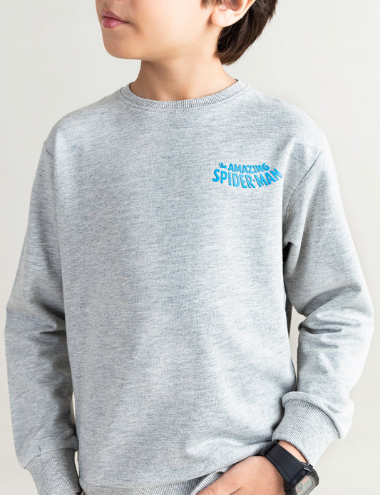 THE AMAZING SPIDER-MAN PRINTED SWEATSHIRT
