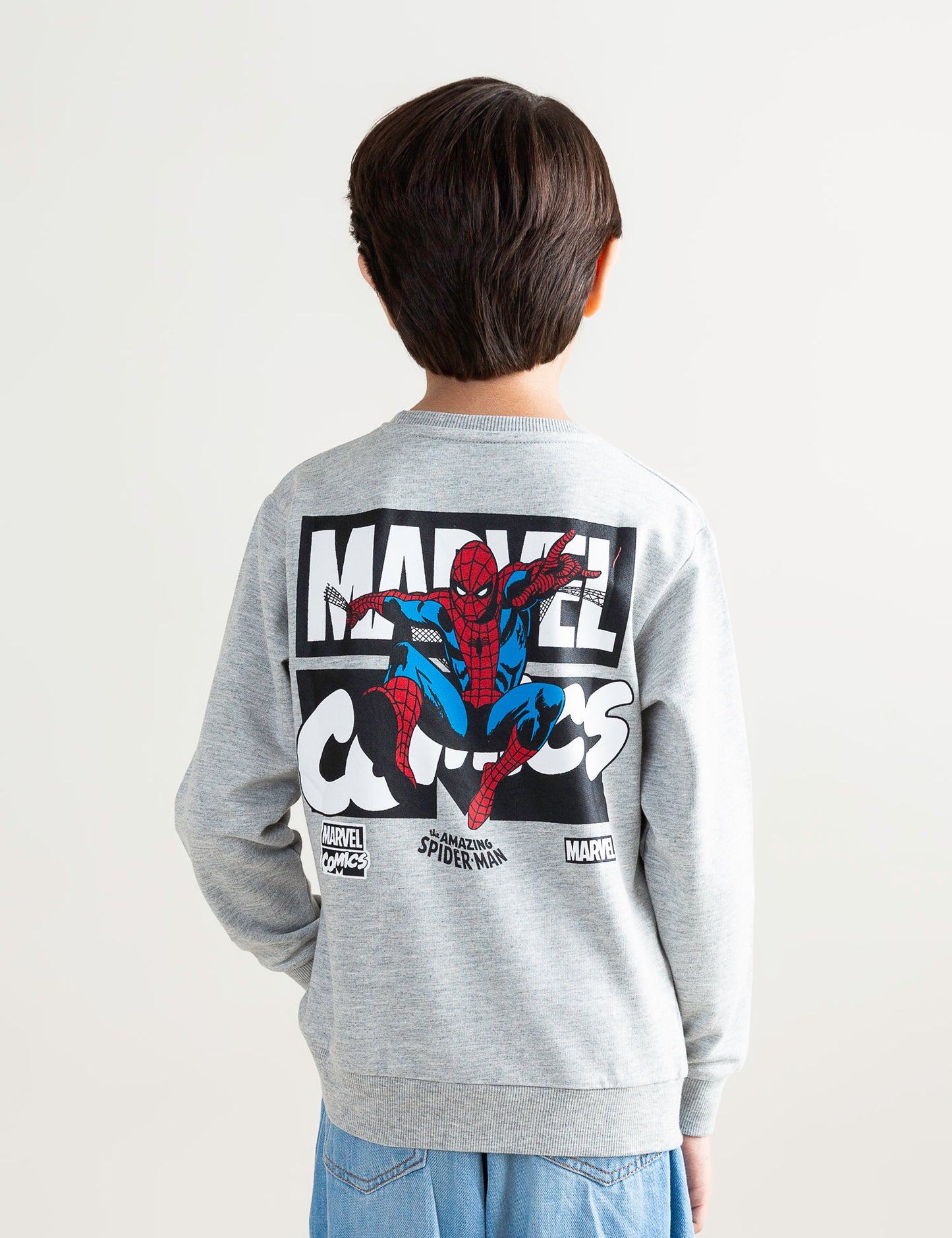 THE AMAZING SPIDER-MAN PRINTED SWEATSHIRT