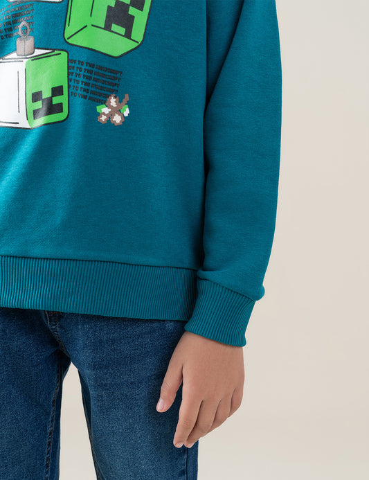 MINECRAFT GRAPHIC SWEATSHIRT
