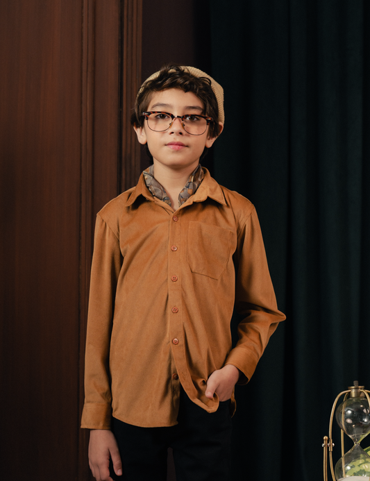 BUTTON DOWN CORDUROY SHIRT