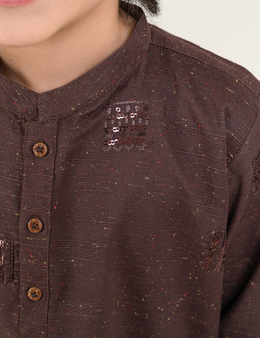 2 PIECE EMBROIDERED SUIT