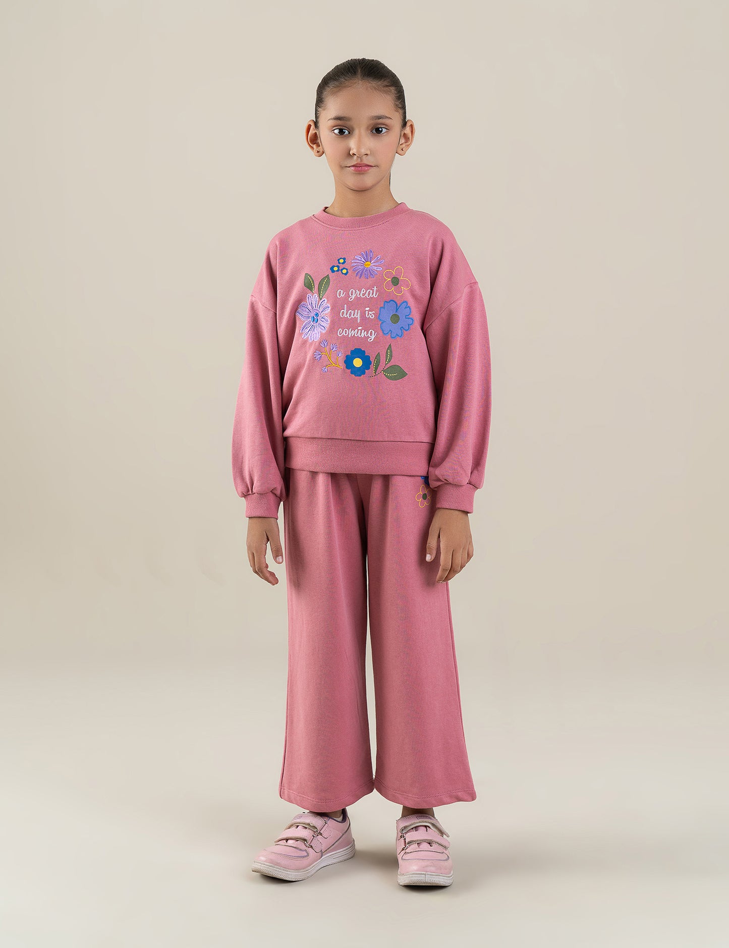 2 PIECE FLORAL PRINTED SUIT