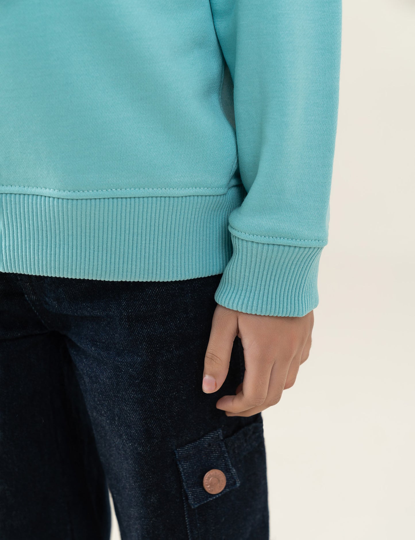 LET THE FUN GO ON PRINTED SWEATSHIRT