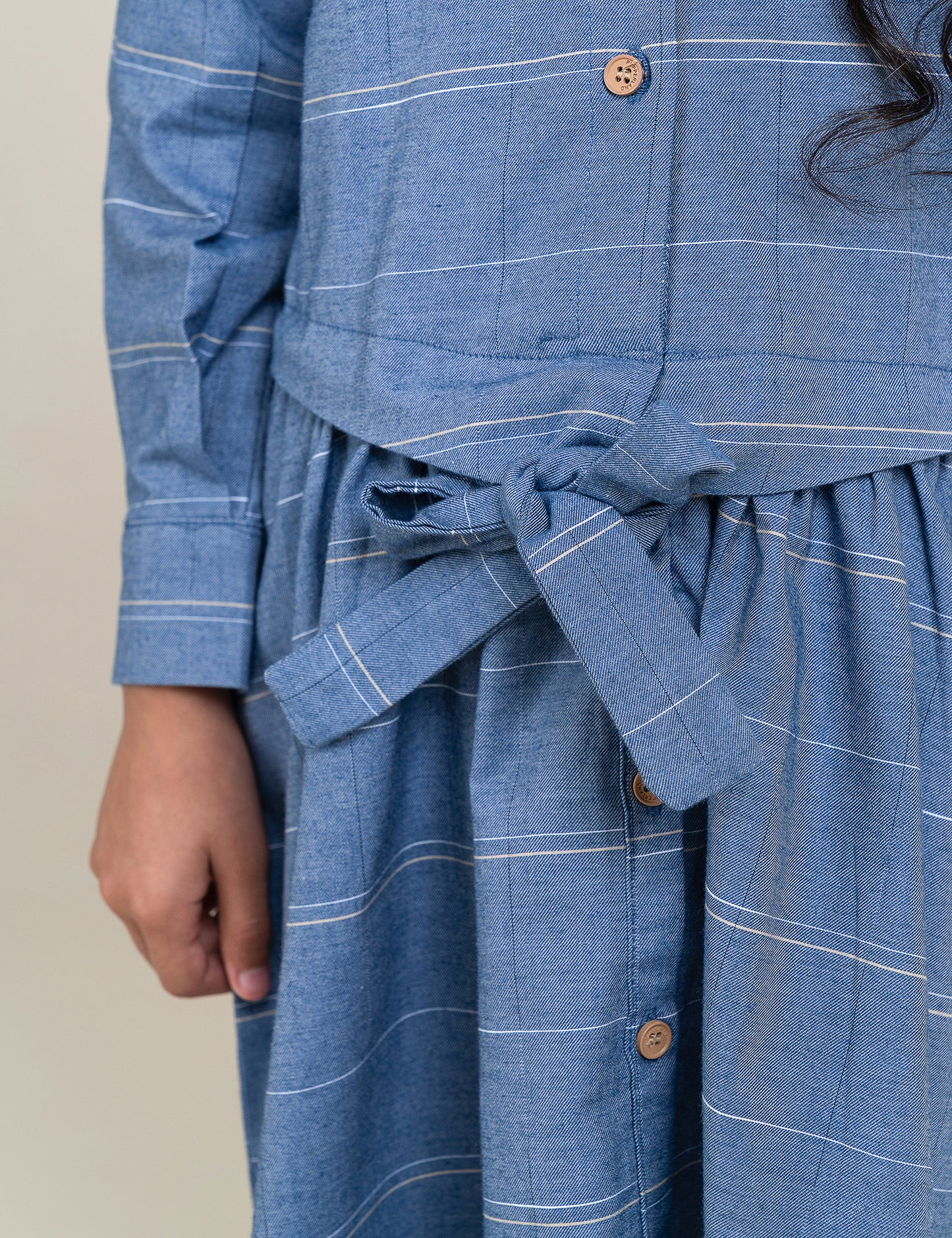 CHECKERED LONG DRESS