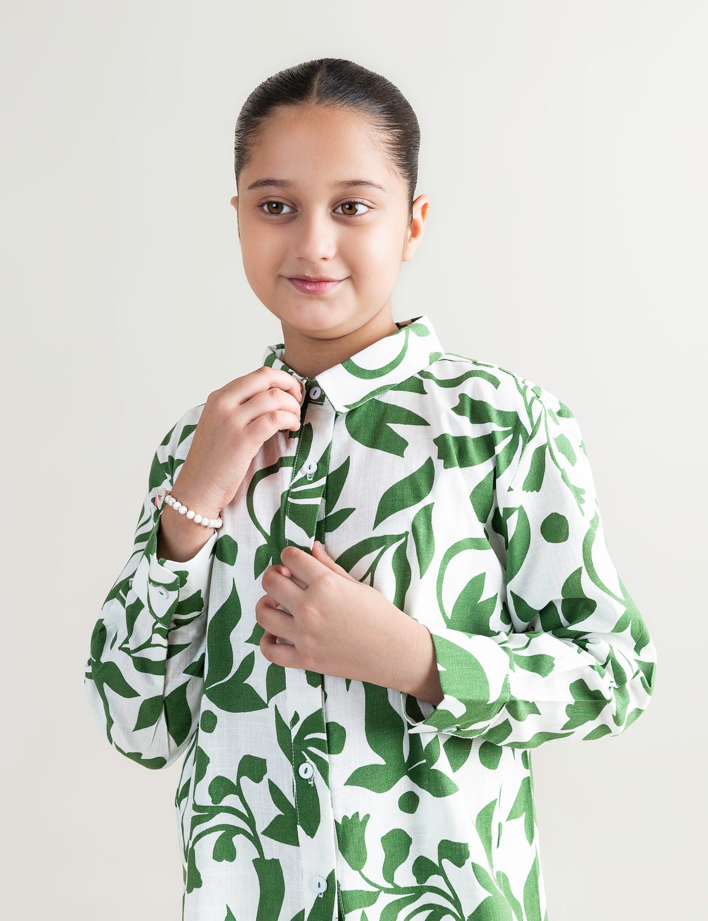 2 PIECE LEAF PRINTED SUIT