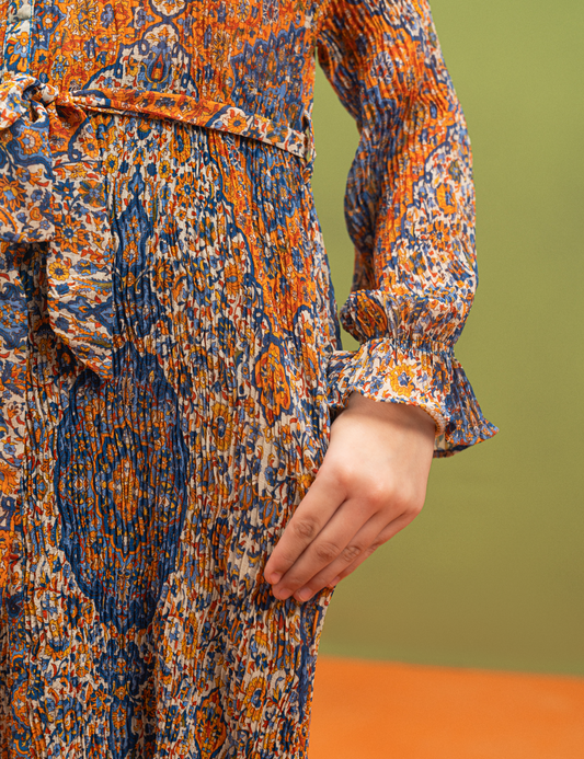 PRINTED LONG DRESS