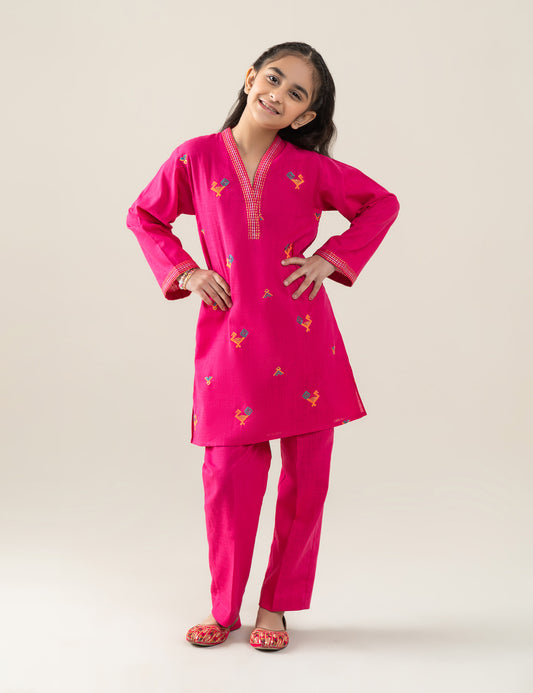 2 PIECE VIBRANT EMBROIDERED SUIT