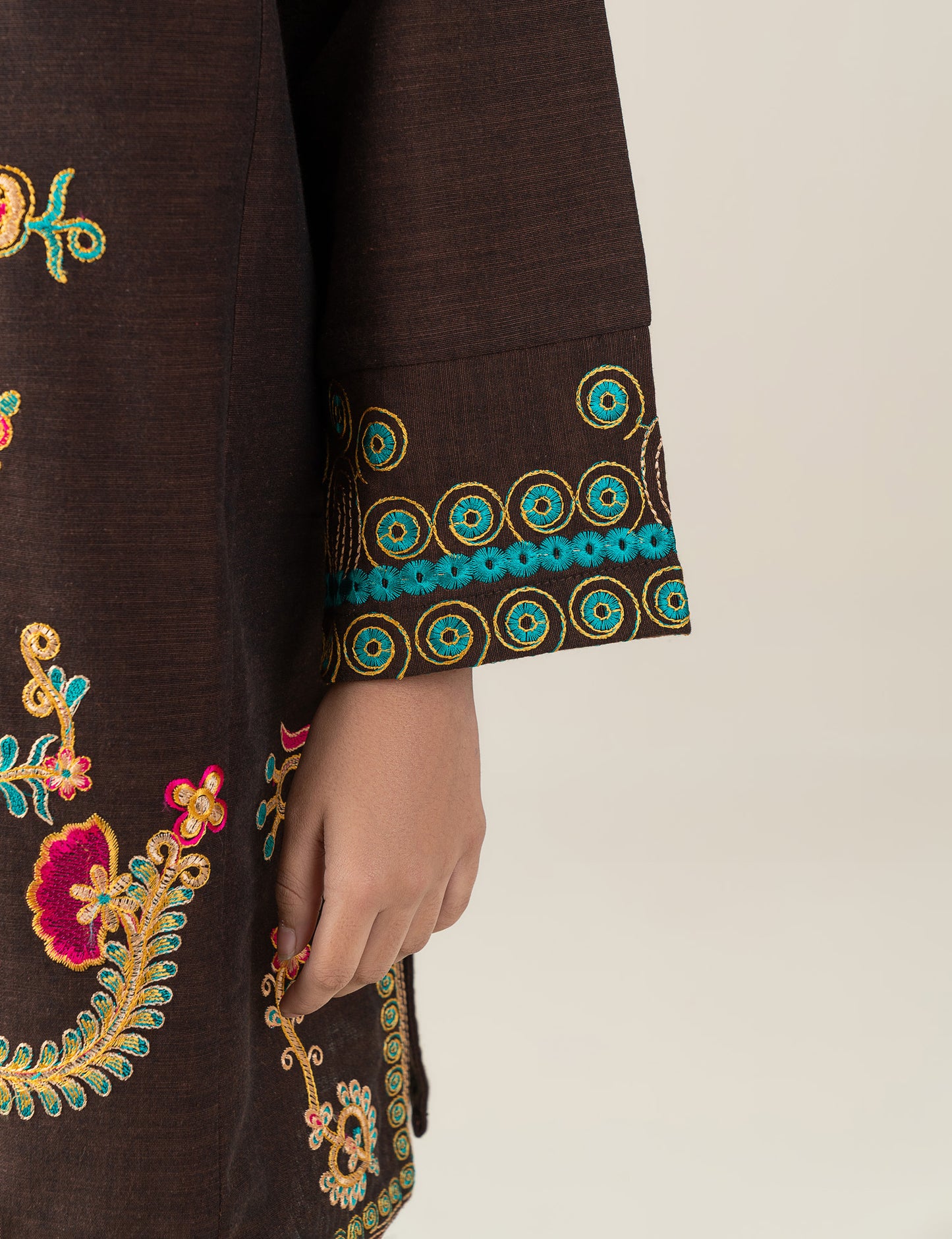 2 PIECE ETHNIC EMBROIDERED SUIT