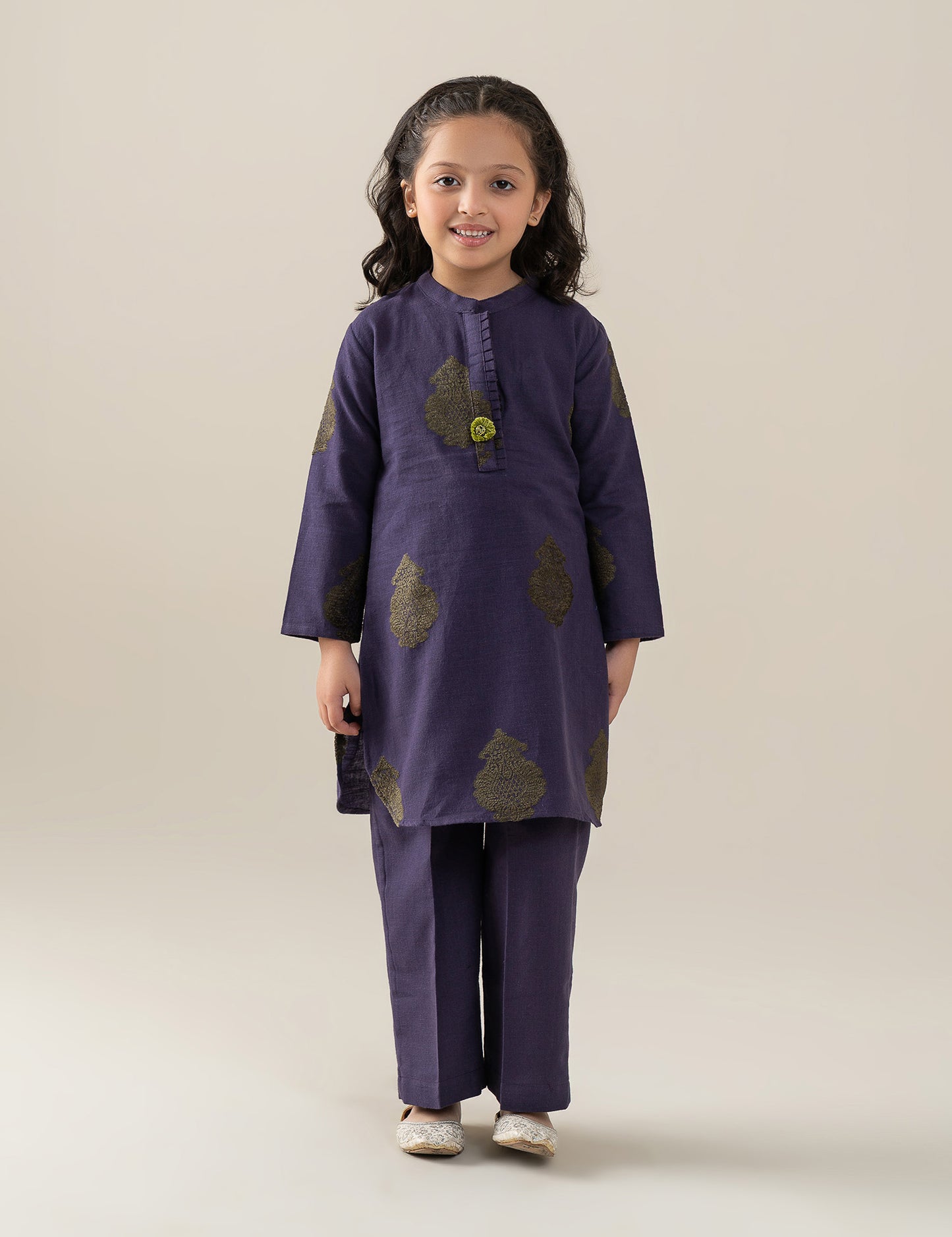 2 PIECE VIBRANT EMBROIDERED SUIT