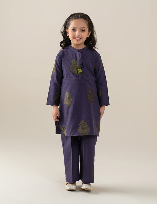 2 PIECE VIBRANT EMBROIDERED SUIT